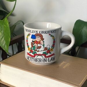 Vintage "World's Greatest Mother-In-Law" Novelty Mug by Papel